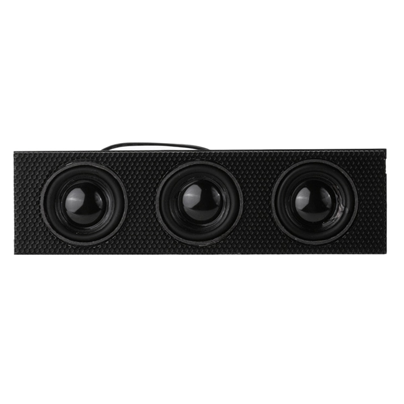 5.25 Inch Stereo Surround Luidspreker Pc Voorpaneel Computerbehuizing Ingebouwde Microfoon Muziek Luidsprekers: Default Title