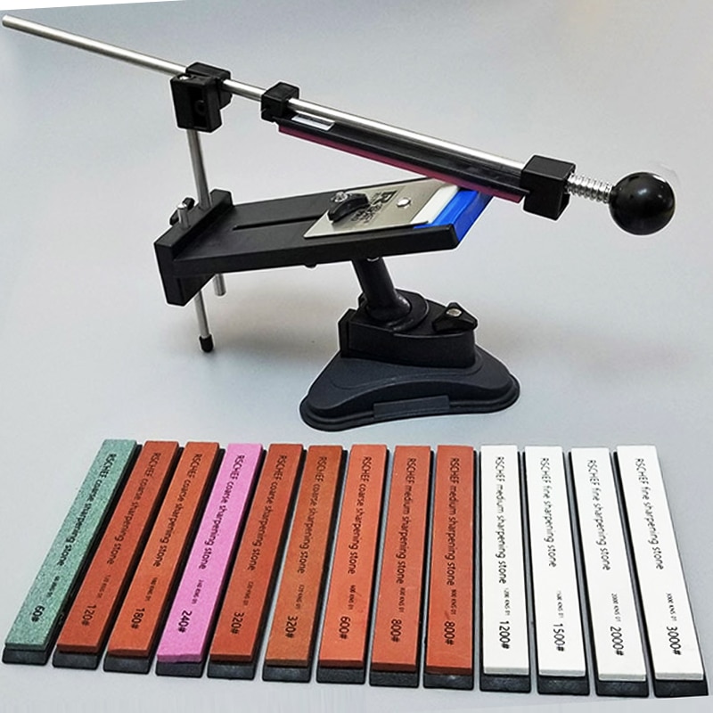 ruixin pro Sharpener Kitchen Knife Fix Fixed Angle with multi stones sharpening stone whetstone grind