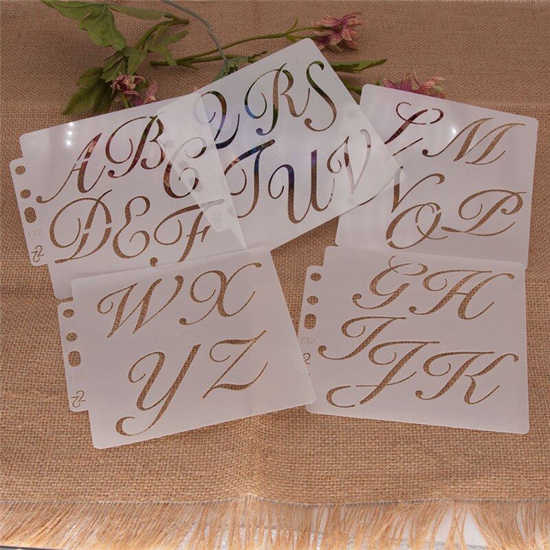 Many Styles Beautiful Stencils for DIY Scrapbooking Plastic Handmade Template Photo Album Cake Tools Diary Decor: S132