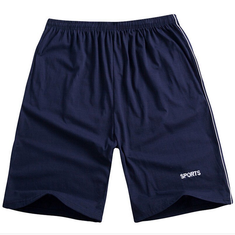 extra Große Plus Größe 7xl 8xl 9xl männer kurze Hose Feste ausgebeult Jogginghose Fitness reine Baumwolle Sommer Strand kurze Hose Für männer 110-150 kg: Blau