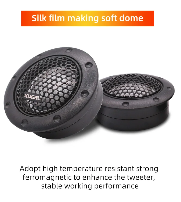 Bildiskant bilhøjttaler universal højeffektiv højttaler superhøjttaler lyd bildiskantsæt