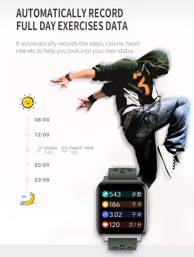 X3 silicone smart watch smart dynamic bracelet static heart rate IP68 Sports Pedometers wristband smart band fitness tracker