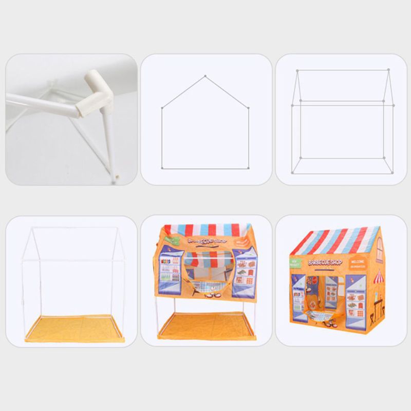 Children Dessert Theme Store Easy Installation Tent Kids Play House Indoor Tent