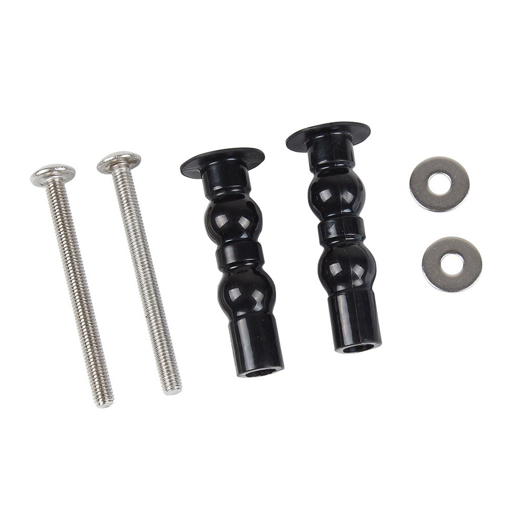 1/4inch Top Fixing Stainless Steel Bottom Mount Screws Hardware Bolts Toilet Seat Hinges Kit Easy Install Replacement Parts Nuts