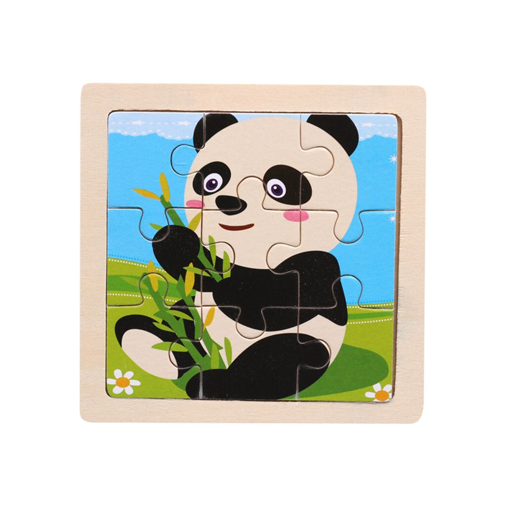 Zabawki dla dzieci drewniane dzieci 16 sztuka zabawki-puzzle edukacja i nauka puzzli zabawki śmieszne gry dla dziecka Игрушки Для Детей: N