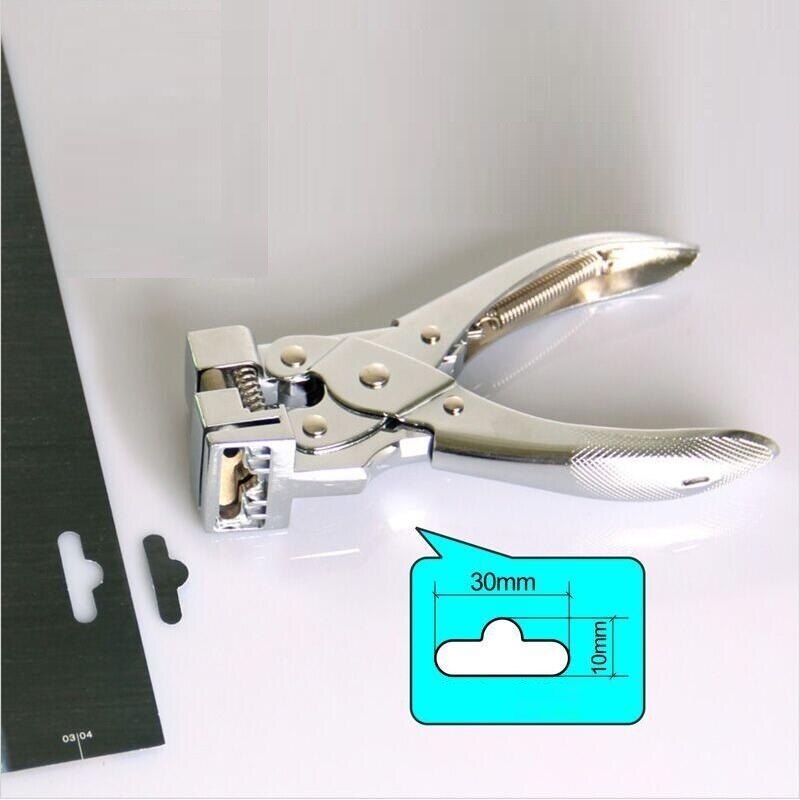 T Shape Hole Punch Butterfly Shape Hanging Holes Punches Manual PVC Card Punch and ID Card Slot Hole Punch perforadora papel