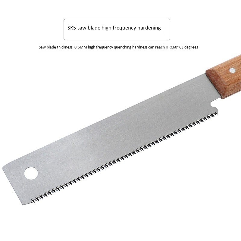 Mini Hand Saw for Woodworking Double Side SK5 Carbon Steel Tenon Fine Tooth Wood