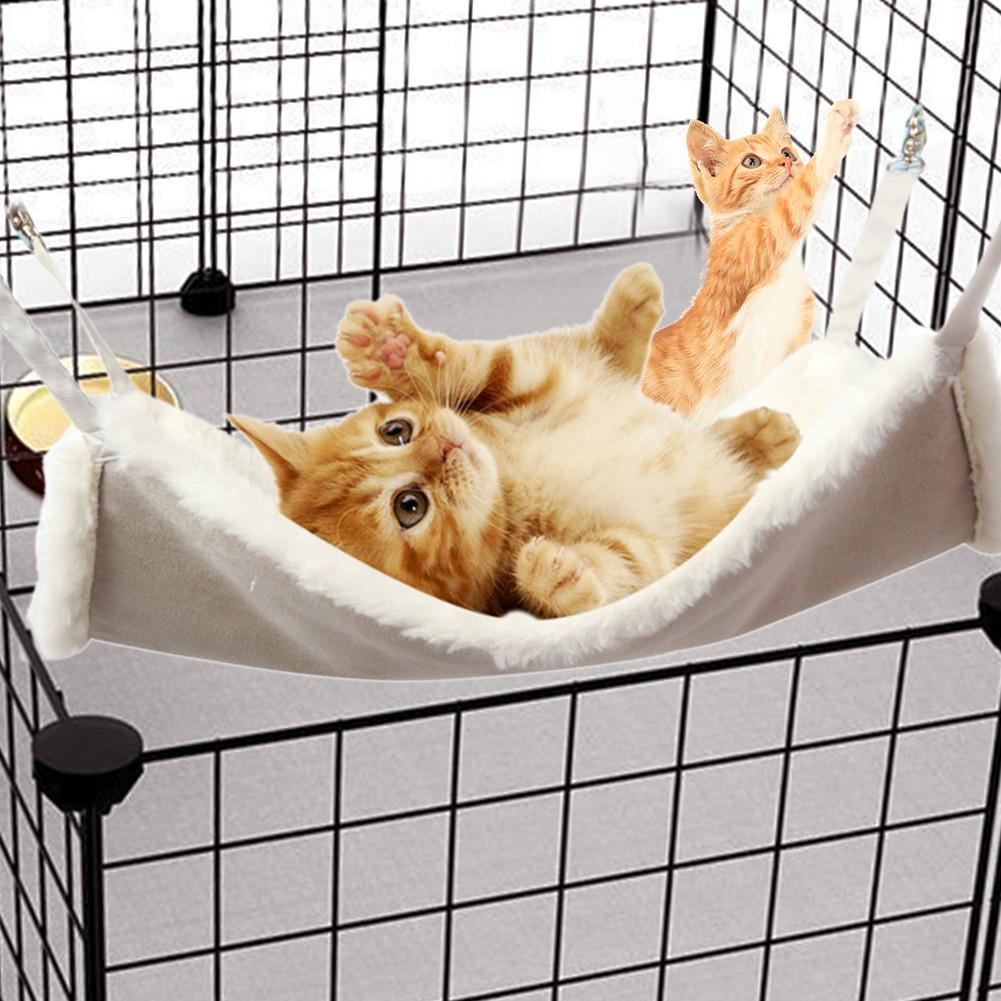Lits suspendus doux et chauds pour animaux de compagnie, lit pour chaton, Cage hamac confortable pour chat