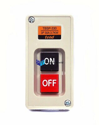 TBSP-330 3 Phase 3.7Kw Power Push Button Switch Station 30A ON/OFF