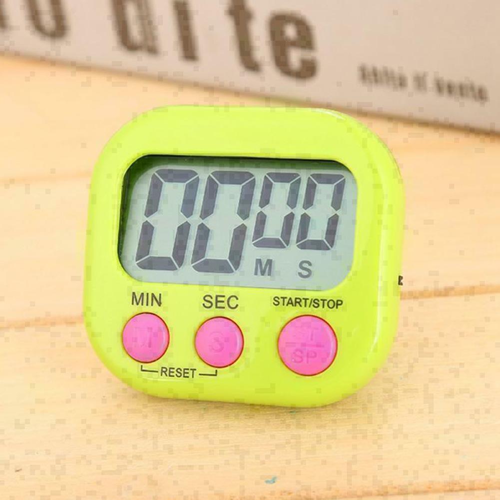 Digital Timer Big Screen Timer Magnetic LCD Kitchen Countdown Timer Alarm Stand Kitchen Timer Practical Cooking Alarm Clock