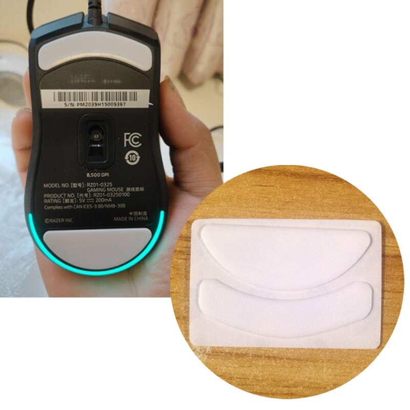 1 Pack Esports Tiger ICE Mouse Skates Feet for razer VIPER Mini Mouse Glides P9YA