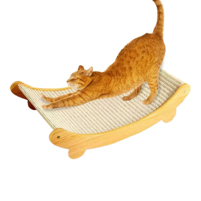 Rascador de Sisal para gatos, tablero rascador portátil para gatos, garra de molienda, juguetes para gatos, resistente al desgaste, poste rascador para mascotas, sillón reclinable para gatitos