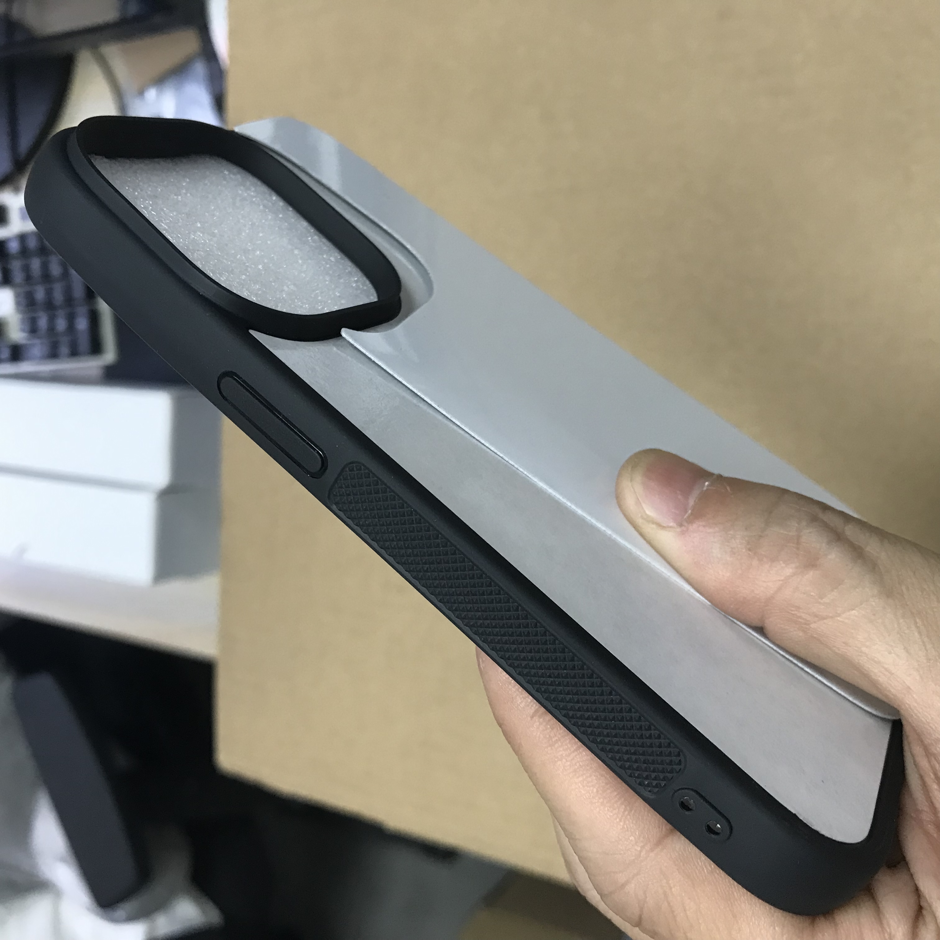 10 stuk Sublimatie Telefoon case Cover voor iphone 16 16 pro max 15 14 13 12 Blank Afdrukbare Warmtepers Zacht Rubber + Hard PC