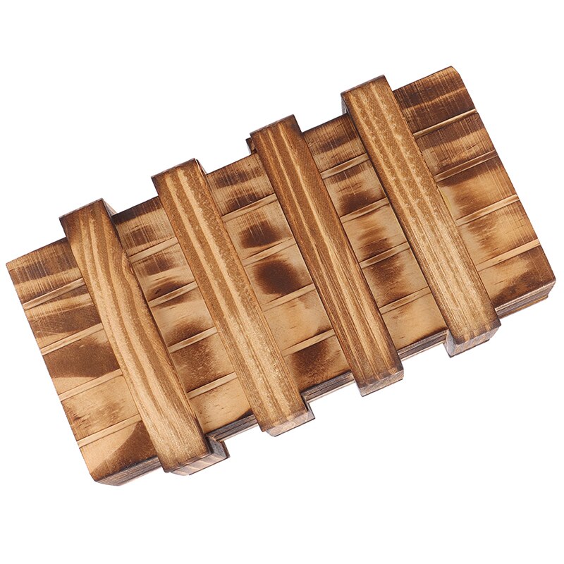 Vintage caja con rompecabezas de madera con cajón secreto madera mágica