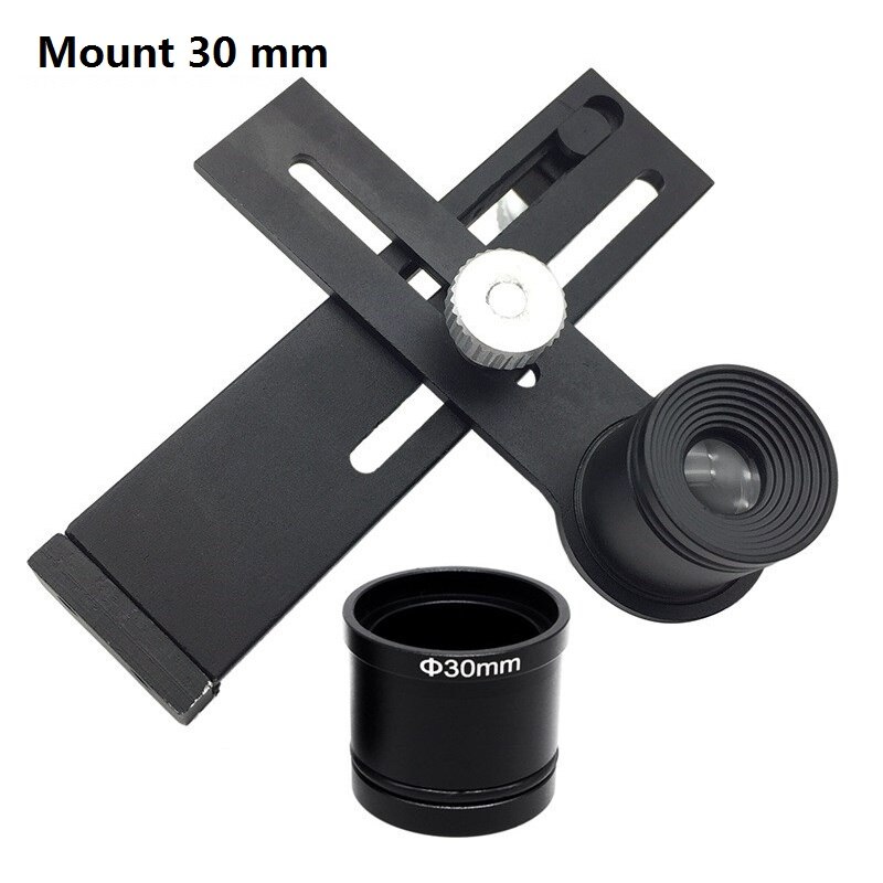 Cell Phone Adapter for Microscope Photography with 10X Eyepiece Universal Metal Phone Holder Mounting Size 23.2mm 30mm 30.5mm: Mounting 30mm
