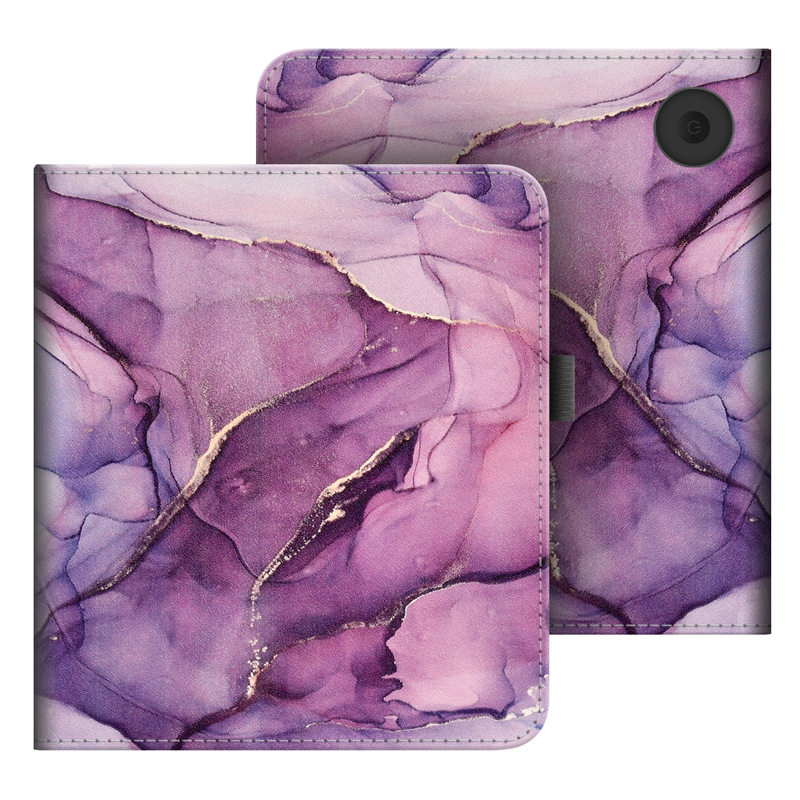 Voor KOBO Weegschaal Kleur/Libra 2/Libra H2O Case met Draagriem Stand Card Slot 7 inch Lederen Cover Ebook N428 N418 N873 Funda