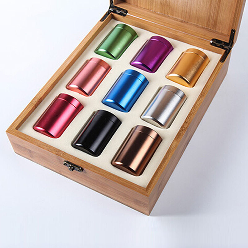 1PC Small Metal Aluminum Sealed Cans Stash Jar Portable Travel Tea Caddy Airtight Smell Proof Container