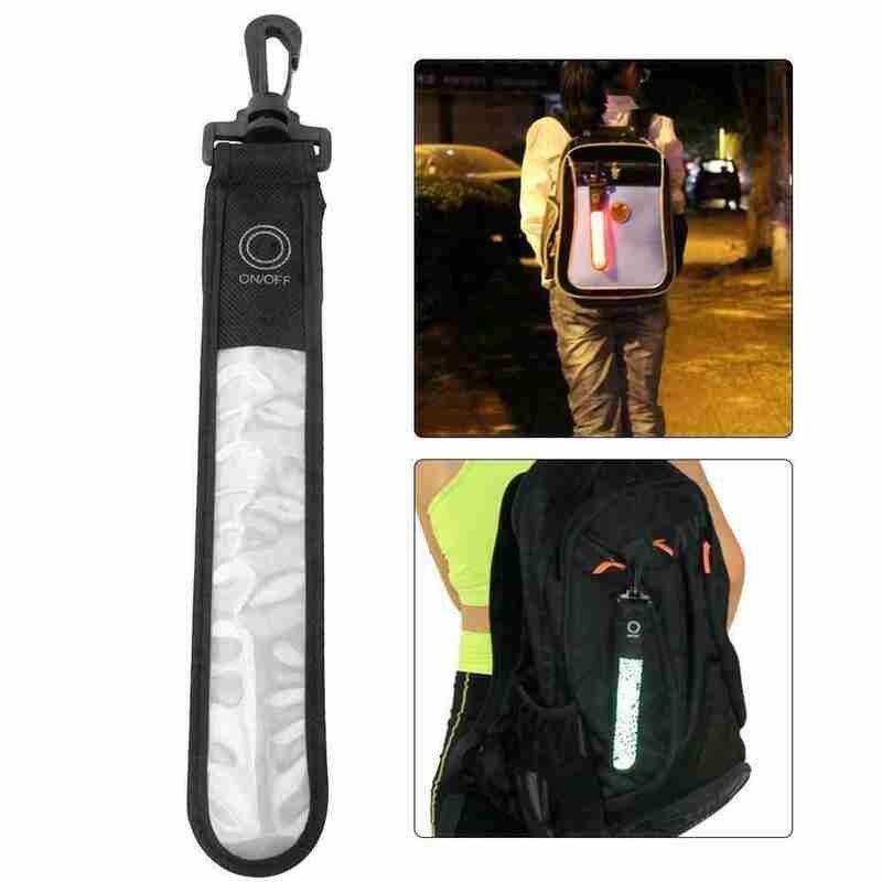 Reflective LED Light Arm Armband Strap Safety Belt Night Outdoor Accessories Reflective Lighting Pendant Decor Sports Bag Belt