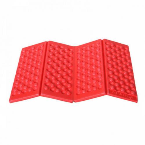 5 Colors Outdoor Camping Mat Folding XPE Waterproof Light Picnic Damp Proof Sitting Mat Cushion Foam Beach Tourist Mats: Red