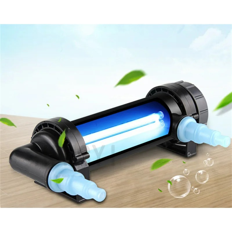 JEBO 2pieces/lot UV water filter sterilizer lamp original accessory water inlet and outlet water cleaner for aquarium