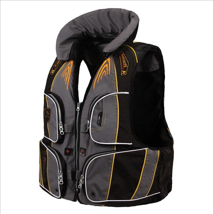 Fabricants d&#39;équipement pour &quot;rockfishing&quot;, gilet de sauvetage pour adultes, vêtements marins professionnels pour la pêche: GRAY