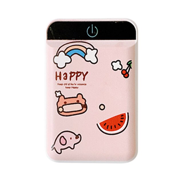 Floveme Mini cartoon portable digital display mobile accessories Single Double USB 10000 mAh battery for Smartphone CE RoHS CCC: 17