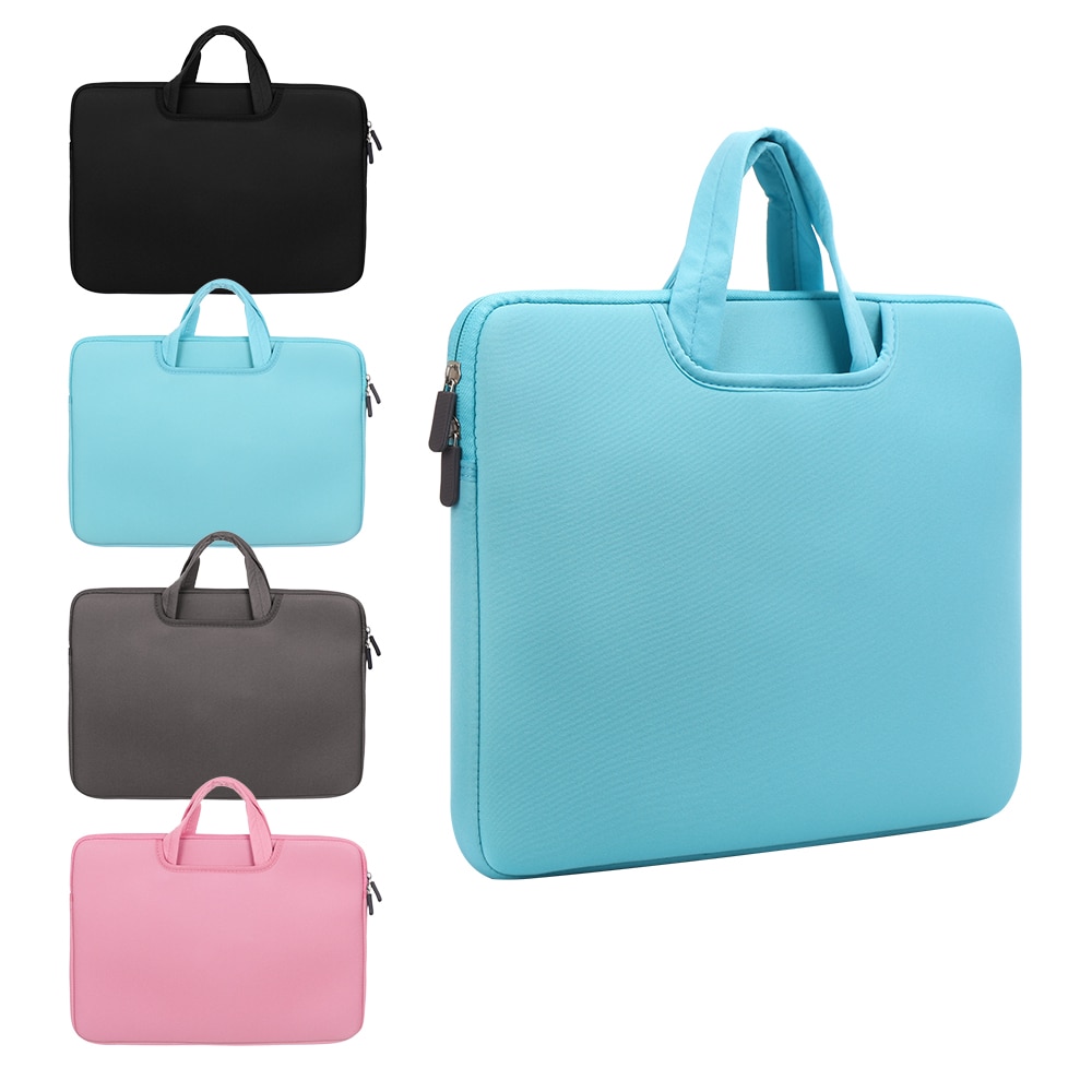 11 13 14 15 15.6 inch Laptop Bag Computer Sleeve Case Handbags Dual Zipper Shockproof Cover For Laptop MacBook Air Pro Retina