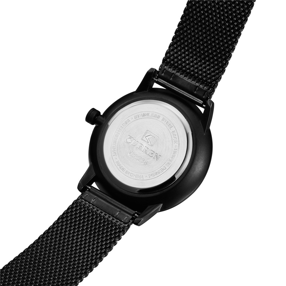 Reloj de pulsera CURREN de clásico para , reloj de cuarzo informal a la , reloj de pulsera de acero inoxidable para hombre, reloj masculino