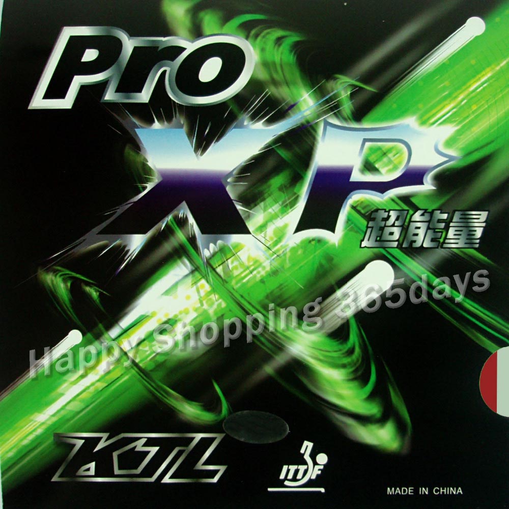 Pipas KTL Pro XP en goma de ping pong de mesa con esponja