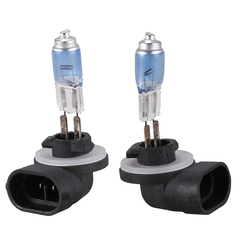 2Pcs 881 100W DC 12V Super White Halogen Fog Light Bulb For Auto Car