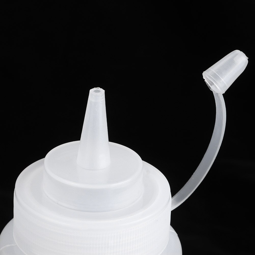 6 stk 180ml krydderiflaske plastik salatdressing klemme flaske spids dyse lille olieflaske køkkenartikler