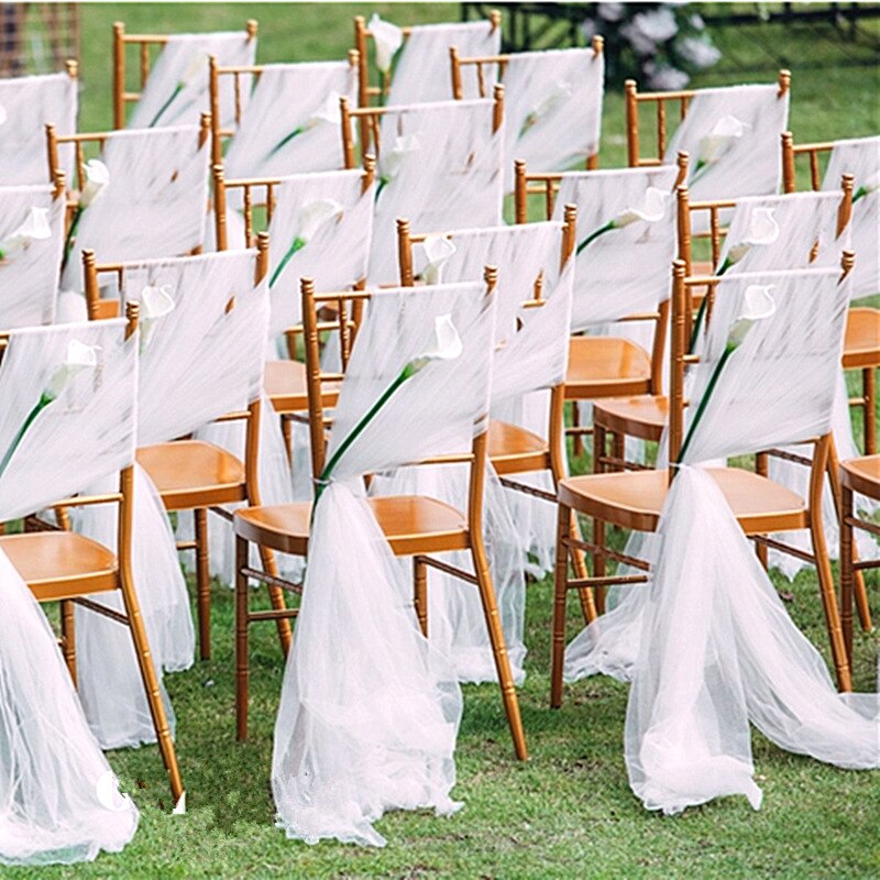Mariage garn tyll rulle skir kristall organza tyg födelsedag event fest tillbehör för bröllop bakgrund dekoration 48cm*10m