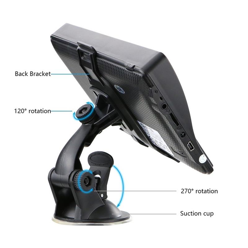 7 Inch GPS Navigator HD LCD Display Touch Control Smart Voice Turn Direction Guidance for Car GPS Navigator