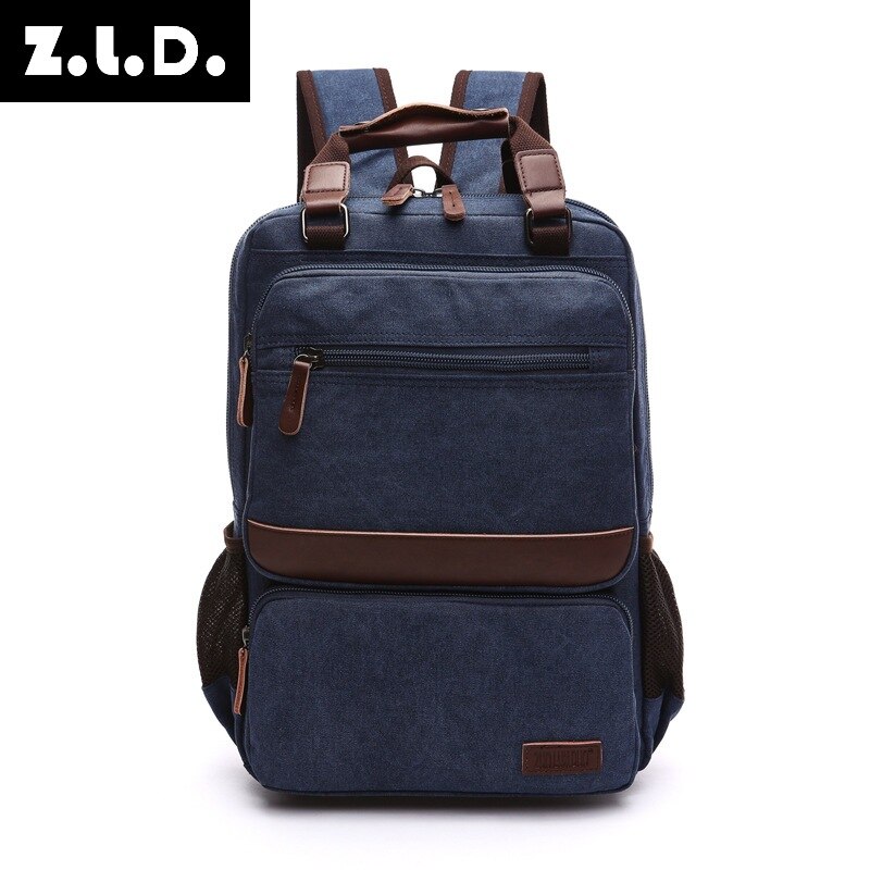Men Laptop Backpacks Travel Backpack Multifunction Business Bag Anti Theft Canvas Male School Backpack