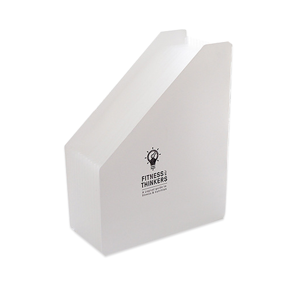 TOPPER 12Pockets PP Expanding File Folder A4 Organizer Portable Business File Office Supplies Document Holder Carpeta Archivador: white Vertical