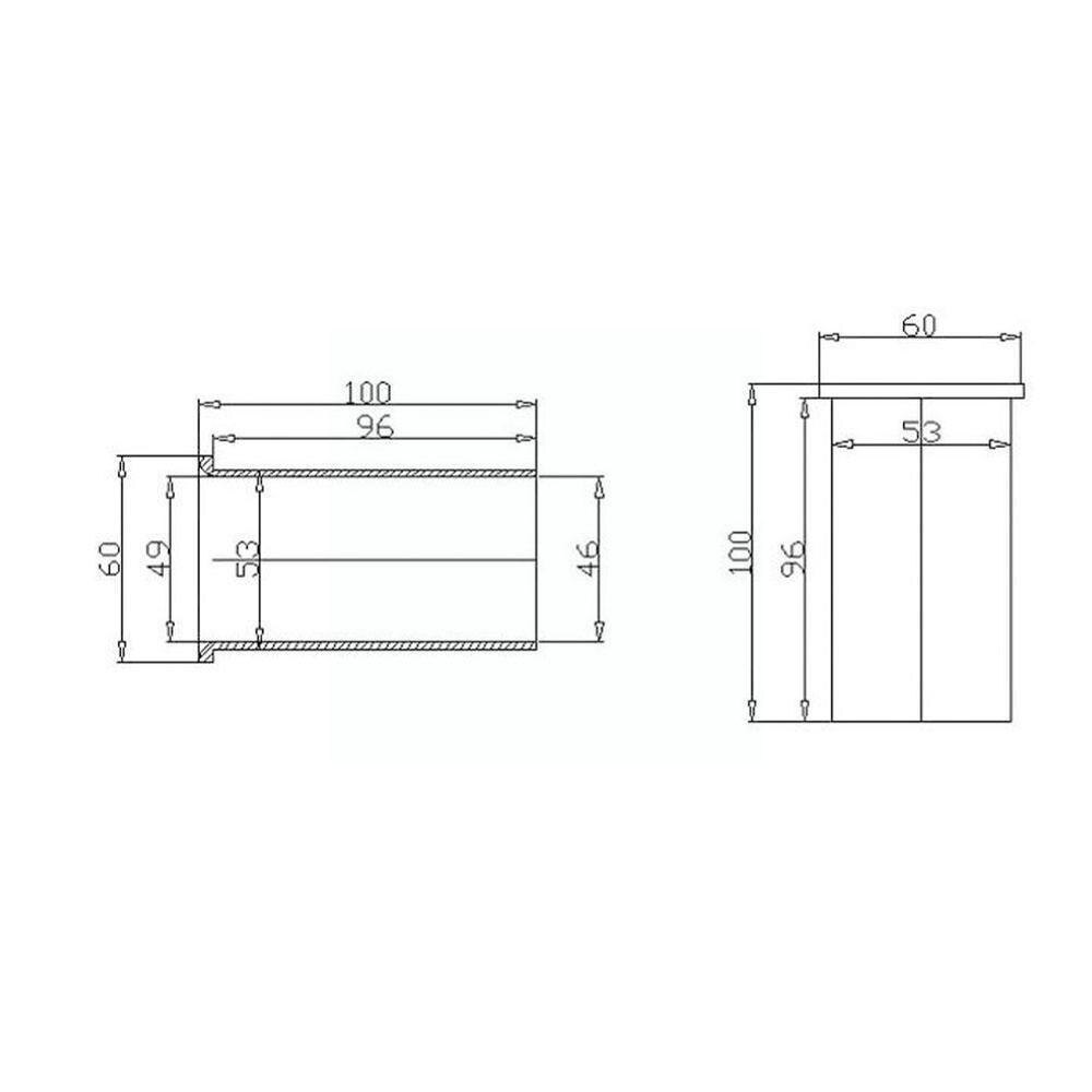 Tubo de puerto de altavoz, Subwoofer de plástico de graves, ventilación de aire, Conector de fabricante, accesorios V H2c8