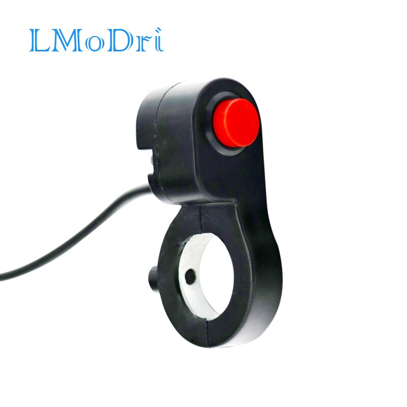 Lmodri motorcykelkontakt hornstarter dræbeknap e-cykelmotor enkeltafbrydere 7/8 " styr universal