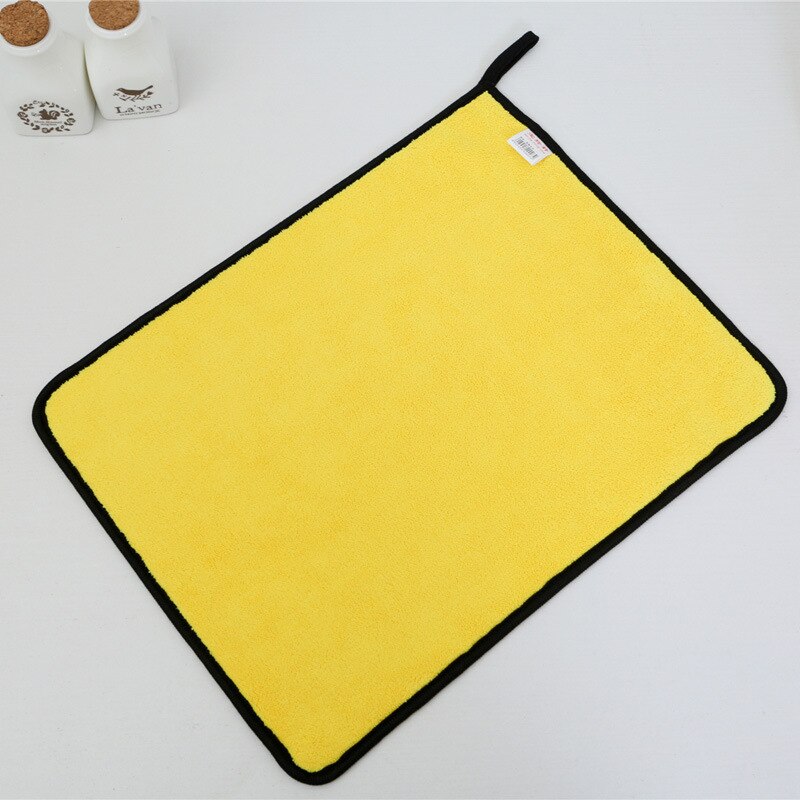 Dog Bath Towel - Super Absorbent Microfiber Dog Towel for Small Medium Large Dogs and Cats, Yellow