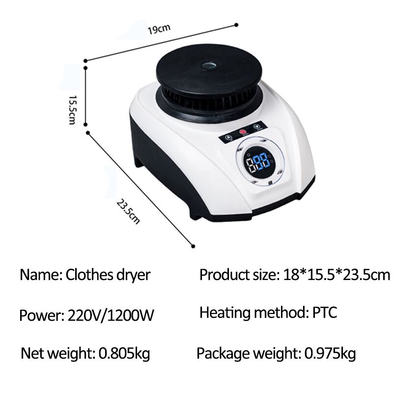 Elektryczna suszarka robić ubrań przenośne szybko suszenie ubrań buty ultrafioletowe grzejnik elektryczny suszarka z pilotem 1200W