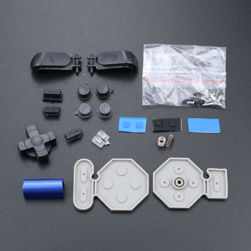 Yuxi blauw rood zwart groen wit zilver volledige vervangende behuizing behuizing cover shell kit voor nintendo ds voor nds console