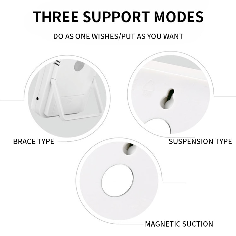 Digital Touch Screen Weather Station Displays Hygrometer Thermometer Indoor Outdoor Sensor Thermo-hygrometer Station
