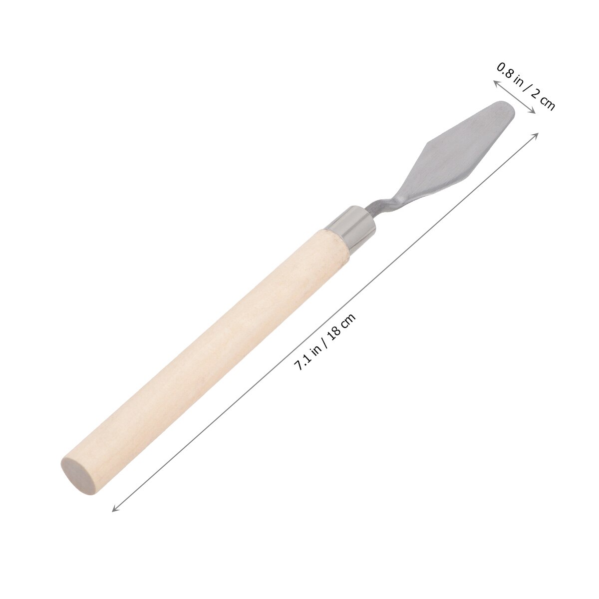 3 pcs Gouache Pigment Mixing Tool Scraper Acrylic Oil Painting Shovel Tool Texture Tool Pick Tip Head Round Head Flat Head Art