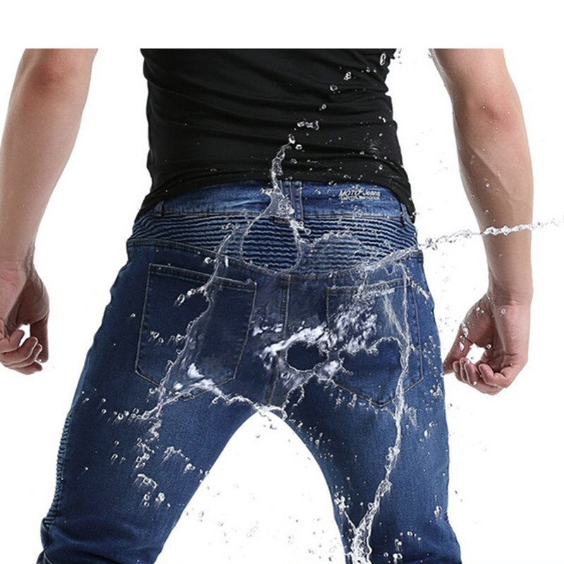 Waterproof Motorcycle Riding Jeans Advanced protective gear pantalon Rainproof Anti-fall Straight Motocross Racing Pants For Men