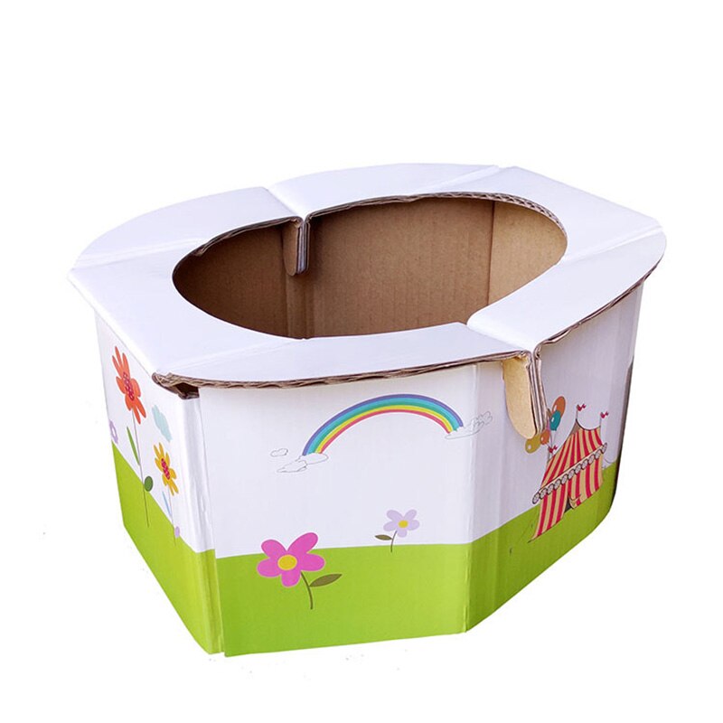 Foldable Paper Potty Portable Toilet Baby Potty Toilet Bowl For Children Baby Potty Training Toilet Seat Emergency Potties: Default Title