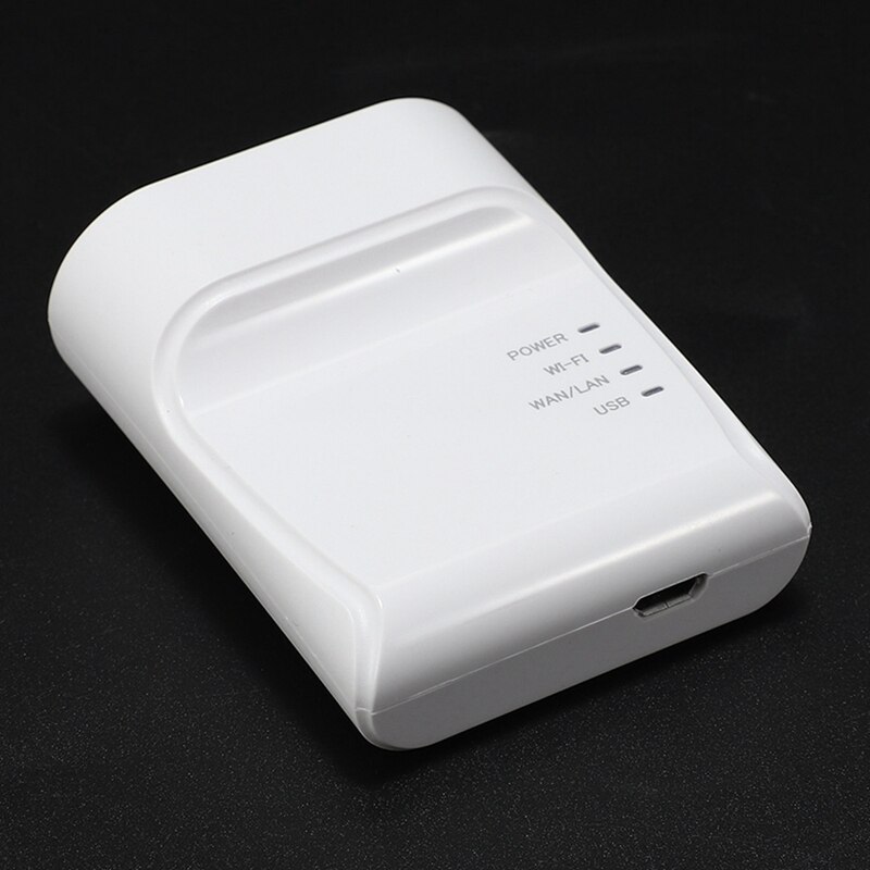 Wifi Ethernet Usb Printe Server Adapter Auto Queue Connect over Wifi&amp;100M Lan for Usb Printer Laptop Pc EU Plug