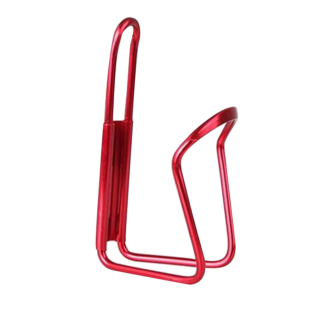 Bicicleta garrafa de água titular liga mountain bike garrafa gaiola suporte suporte copo de água rack ciclismo acessórios da bicicleta: Red no screws