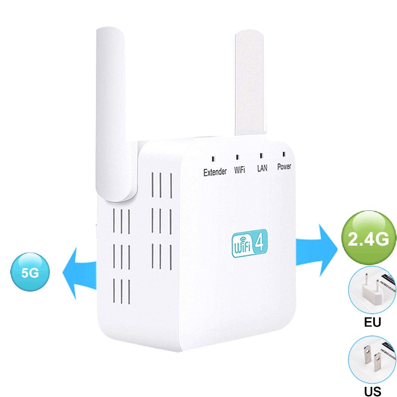 5 ghz wifi-repeater, draadloze wifi-extender, 300 mbps wifi-versterker, 802.11n wifi-signaalversterkers met groot bereik, 2.4g wifi-repeaters