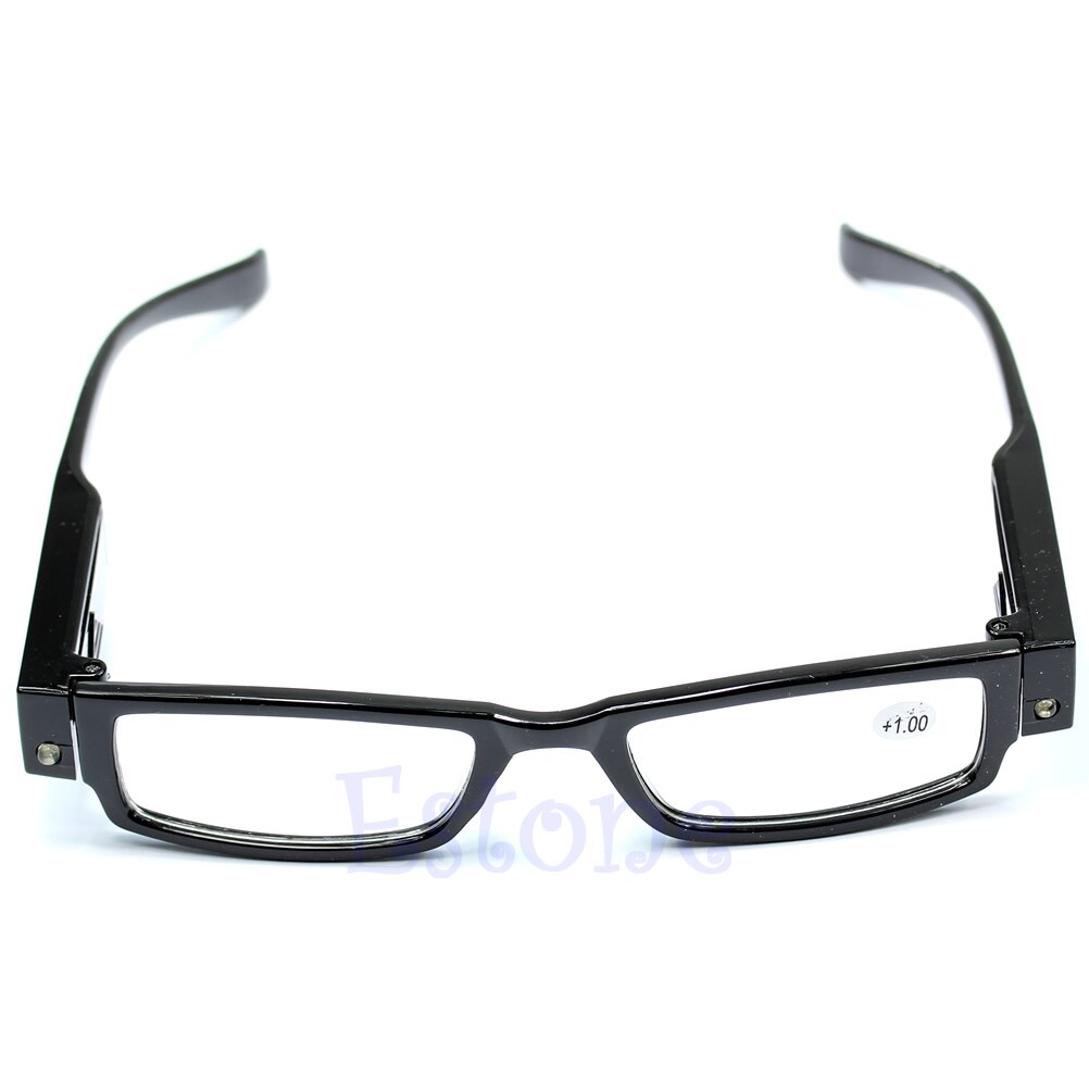 Light UP Multi Strength Eyeglass LED Reading Glasses Spectacle Diopter Magnifier N20_F