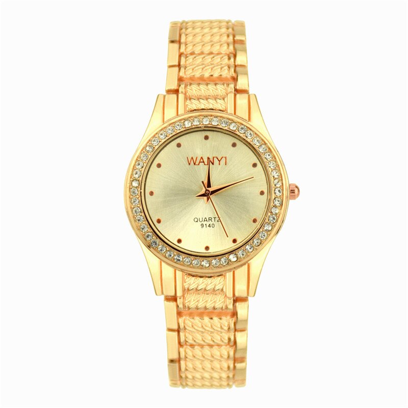 Dames Mode Diamanten Armband Horloge Quartz Horloge Roestvrij Staal Vrouwen Eenvoudige Elagant Gifs Horloge WD