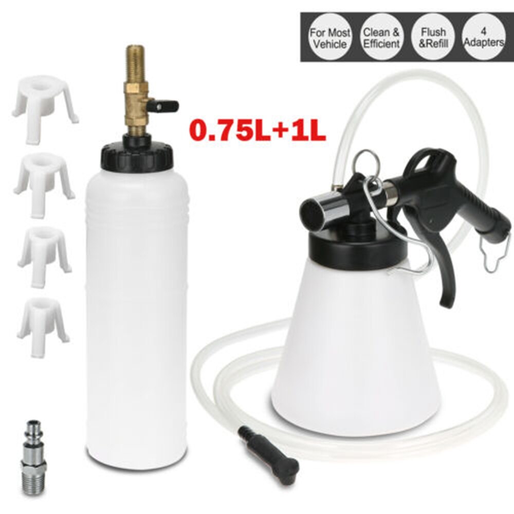 1.75L Air Extractor Pump Pneumatic Brake Fluid Bleeder Kit Automobile Air Extractor Pump Oil Bleeding Tool